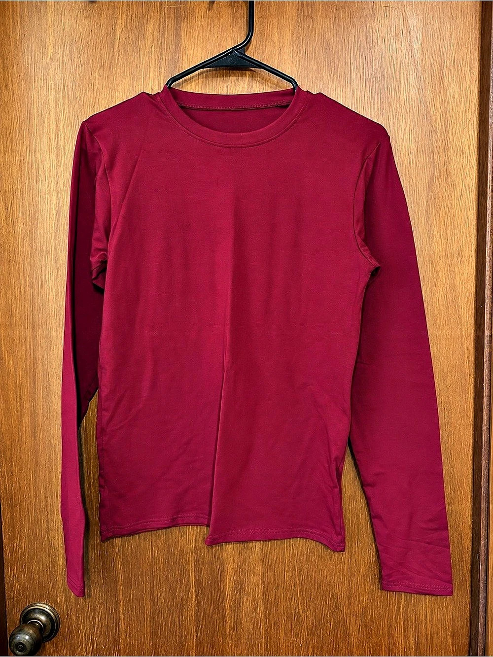 Red Long Sleeve Tee
